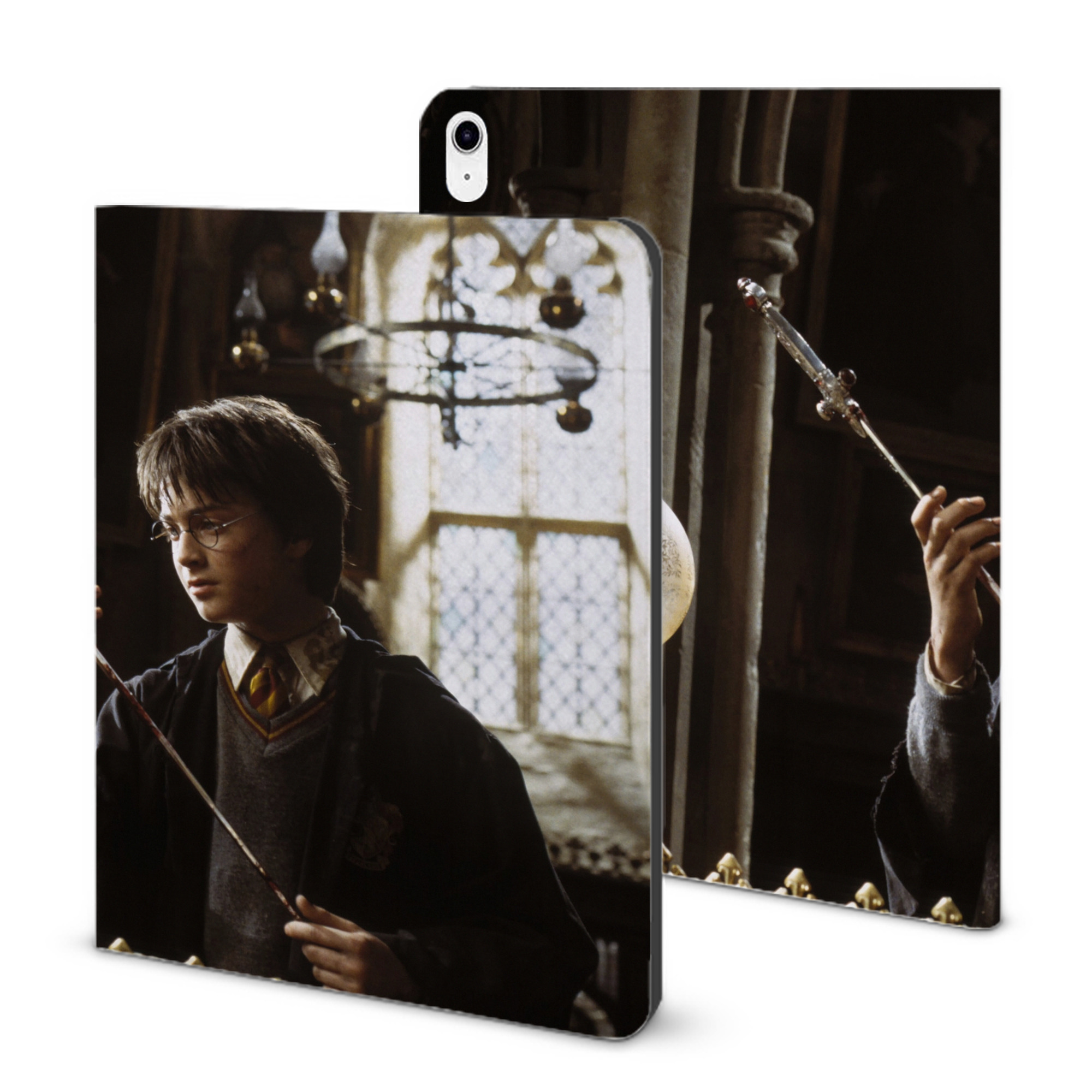 （画像用） Harry Potter ハリー・ポッターシリーズ IPad ケース ブック型 PUレザー TPU 耐衝撃 軽量 薄型 ペン収納なし 全面保護 IPad 各モデル対応